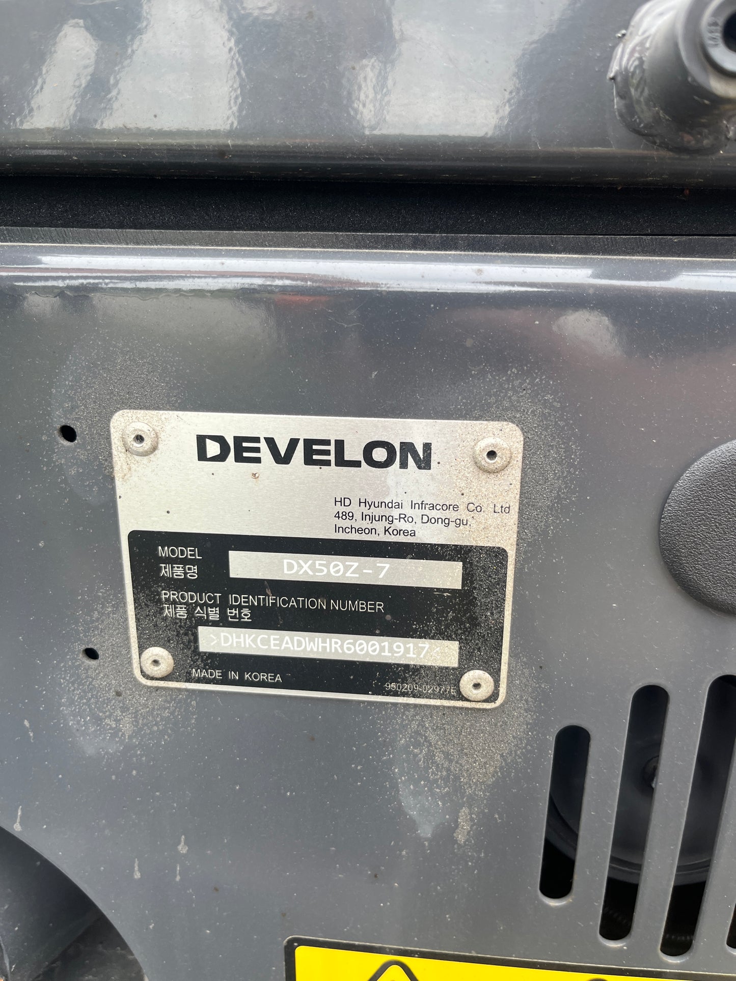 2025 DEVELON DX50Z-7: New