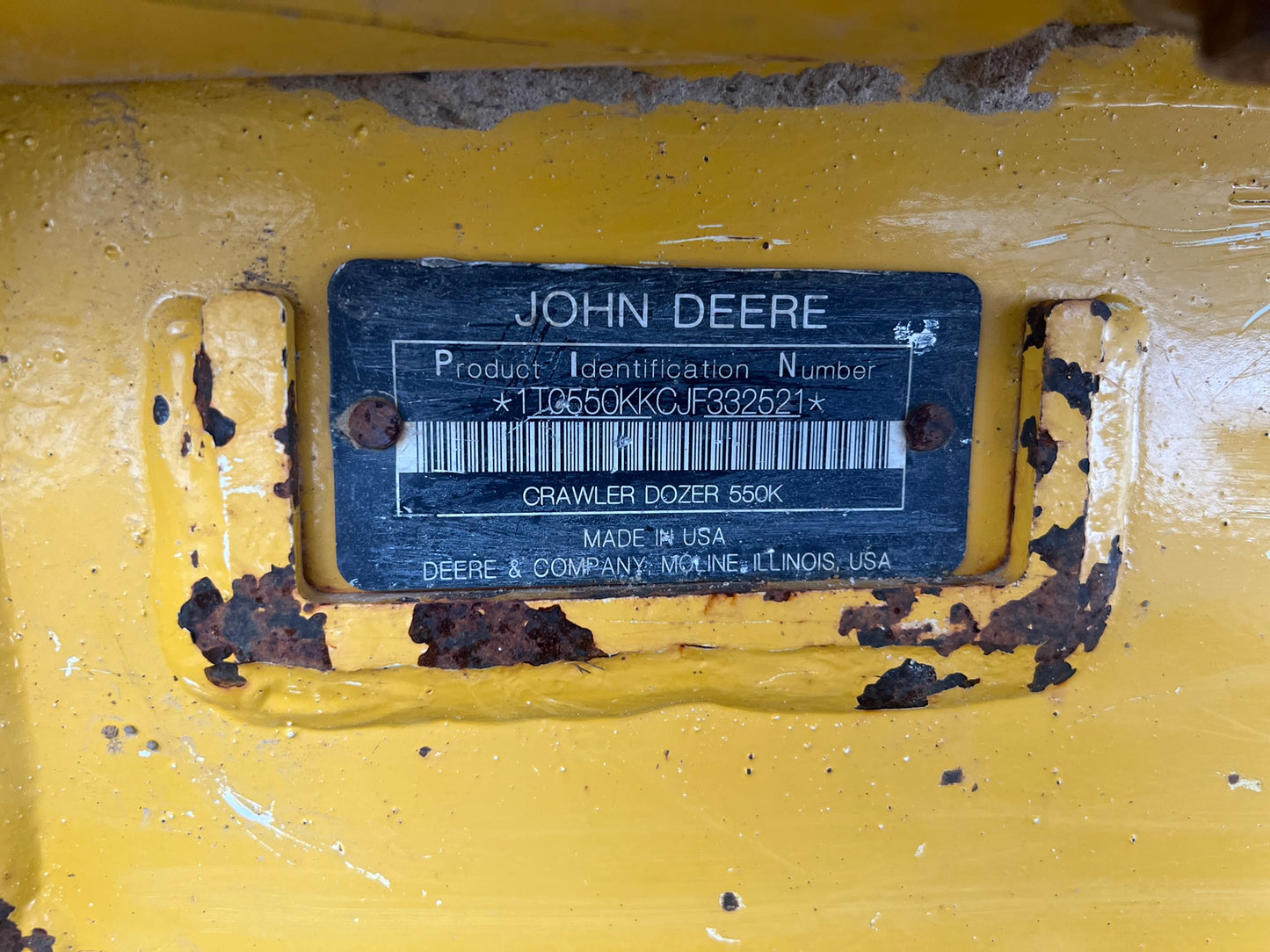 John Deere 550k LGP