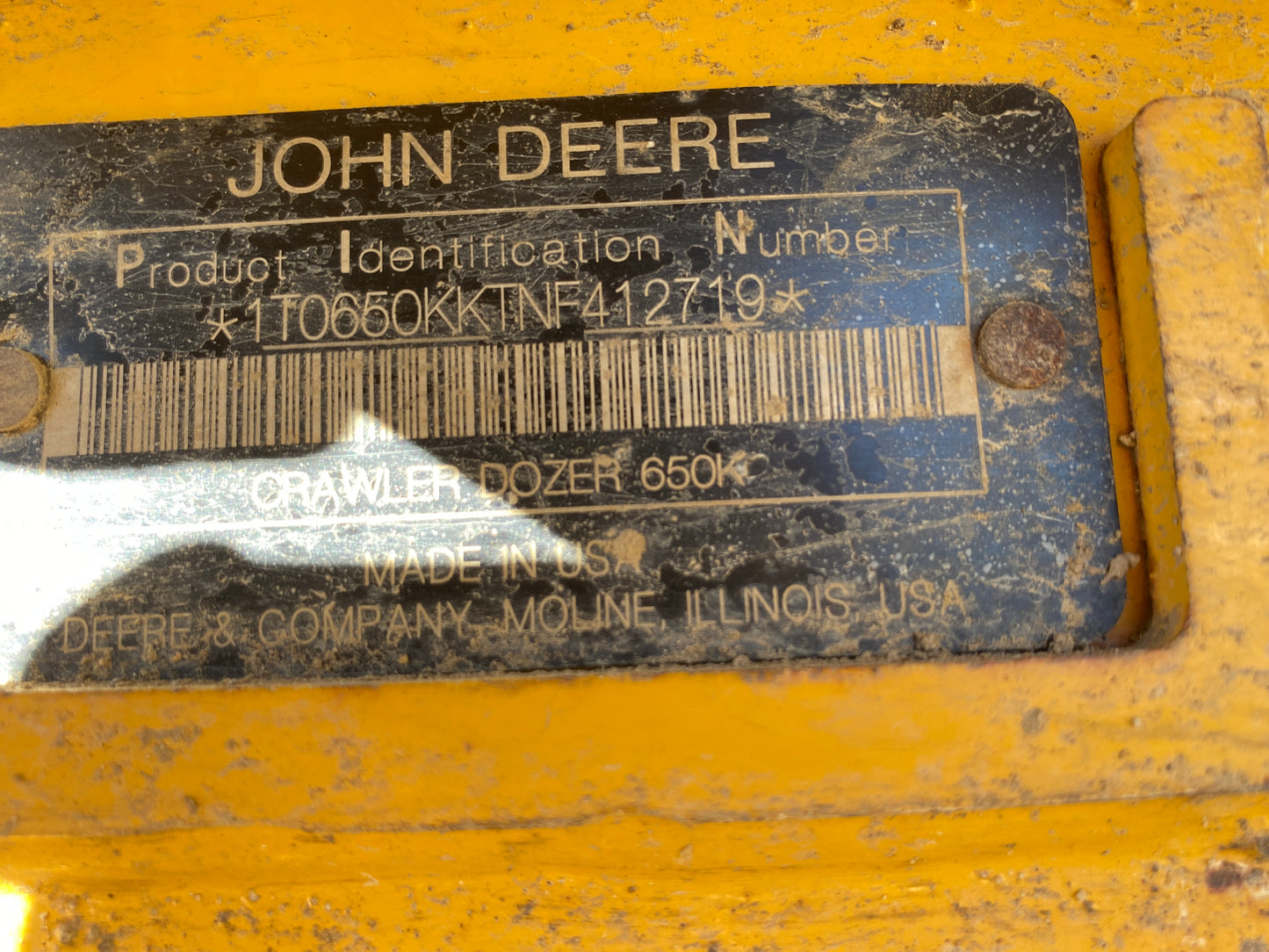 John Deere 650K Bulldozer