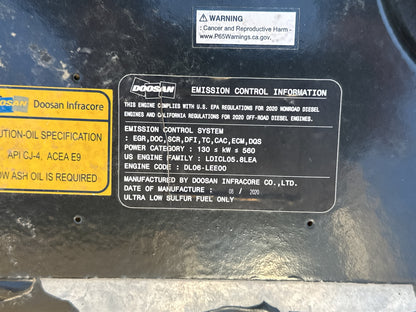 2020 Doosan DX225LC-5