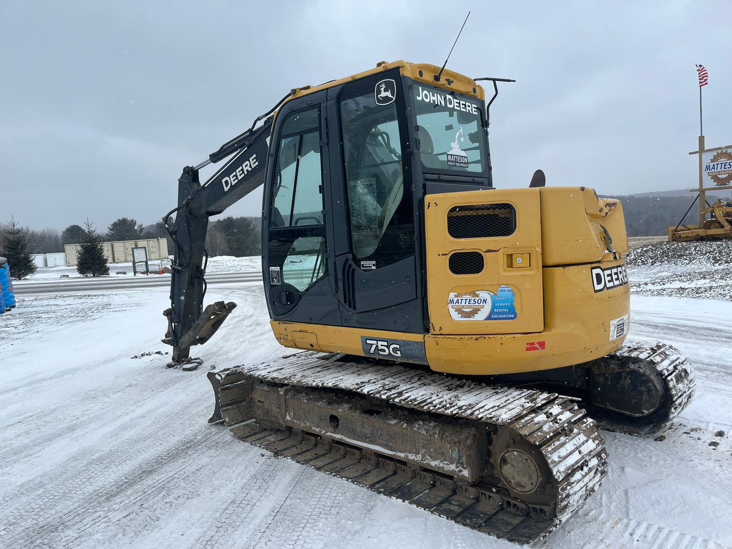 2016 Deere 75G Excavator